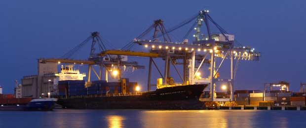 Port Sudan at night